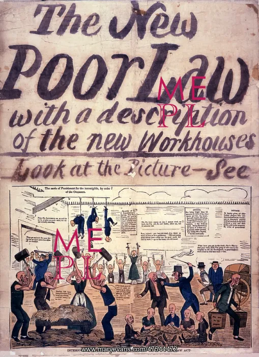 : Anti-Poor Law poster : Anti-Poor Law poster