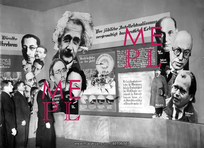 : Anti-Semitic display in an exhibition in Berlin, 1937 : Anti-Semitic display in an exhibition in Berlin, 1937