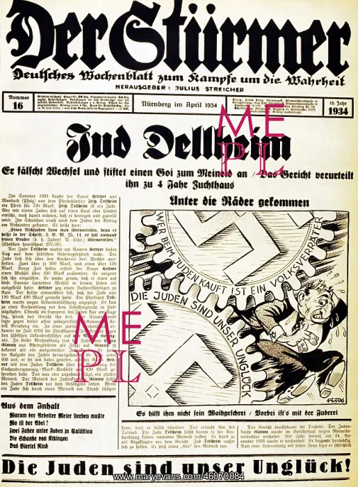 : Anti-semitic propaganda 1934 : Anti-semitic propaganda 1934