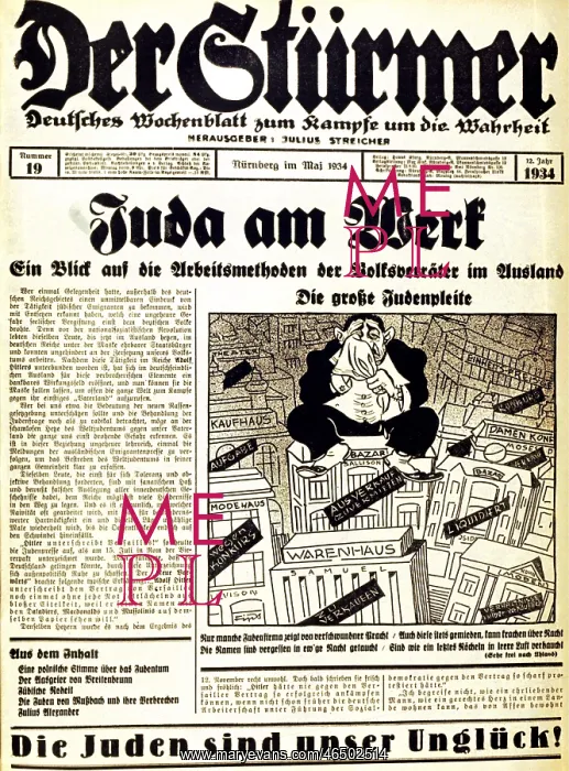 : Anti-semitic propaganda 1934 : Anti-semitic propaganda 1934