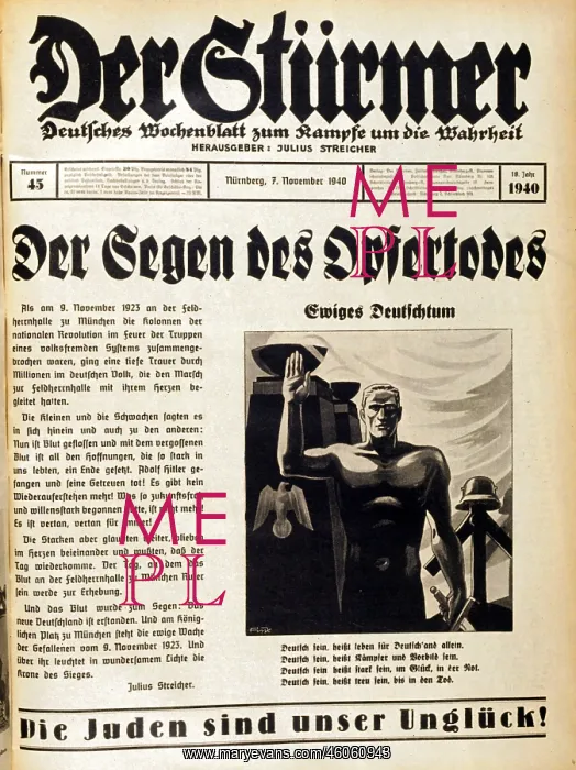 : Anti-semitic propaganda 1940 : Anti-semitic propaganda 1940