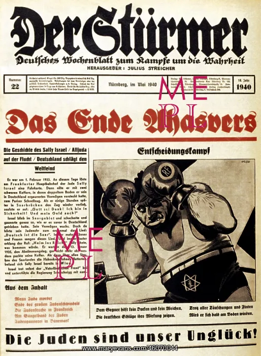 : Anti-semitic propaganda 1940 : Anti-semitic propaganda 1940