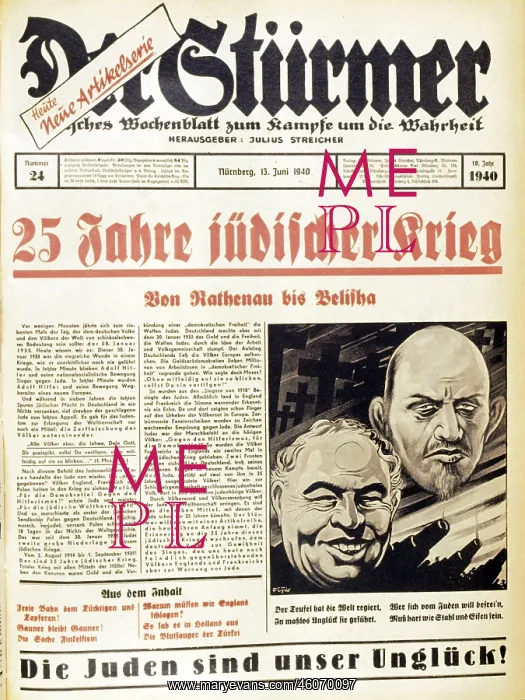  : Anti-semitic propaganda 1940