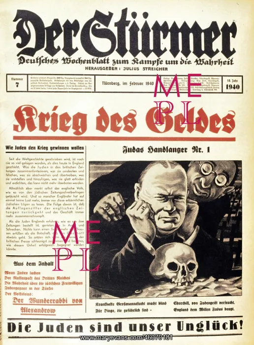 : Anti-semitic propaganda 1940 : Anti-semitic propaganda 1940