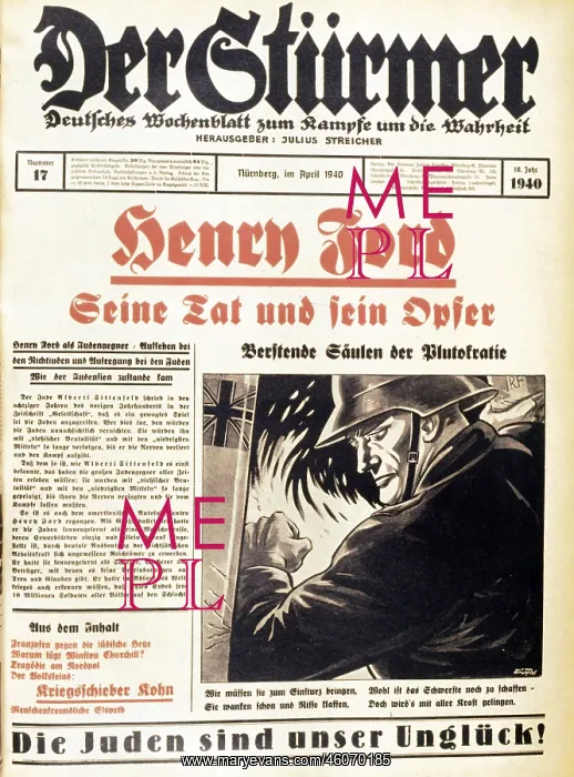 : Anti-semitic propaganda 1940 : Anti-semitic propaganda 1940
