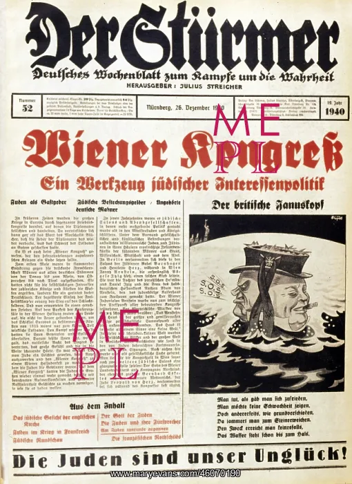 : Anti-semitic propaganda 1940 : Anti-semitic propaganda 1940