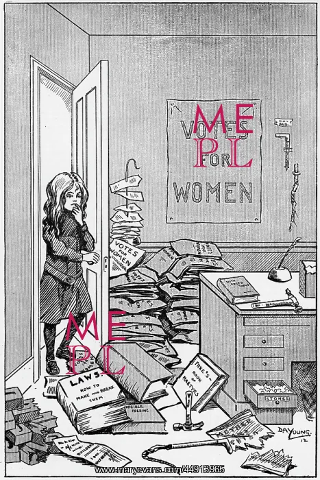 : Anti-Suffrage Cartoon Votes for Women : Anti-Suffrage Cartoon Votes for Women