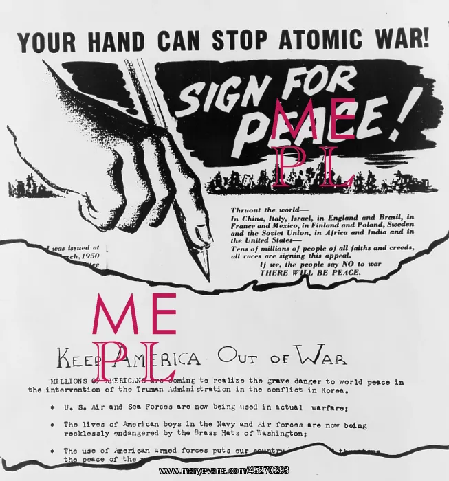 : Anti-war leaflet and petition distributed in Cleveland : Anti-war leaflet and petition distributed in Cleveland
