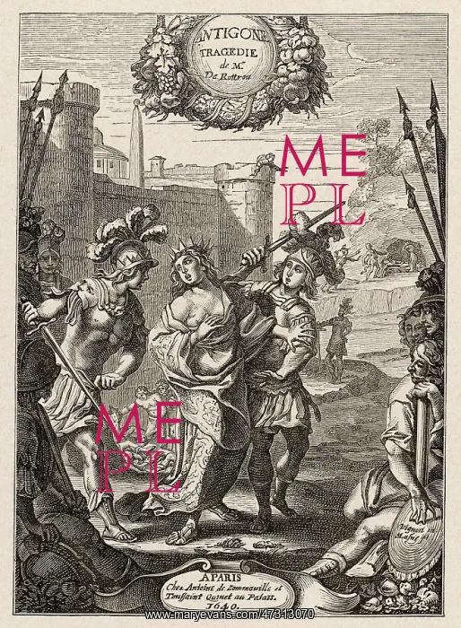 : Antigone is arrested by Creon's soldiers : Antigone is arrested by Creon's soldiers