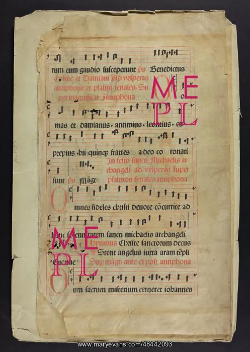  : Antiphonal (Incunable Fragment)