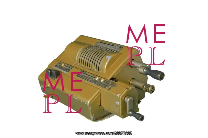 : Antique adding machine with multiple hand levers : Antique adding machine with multiple hand levers