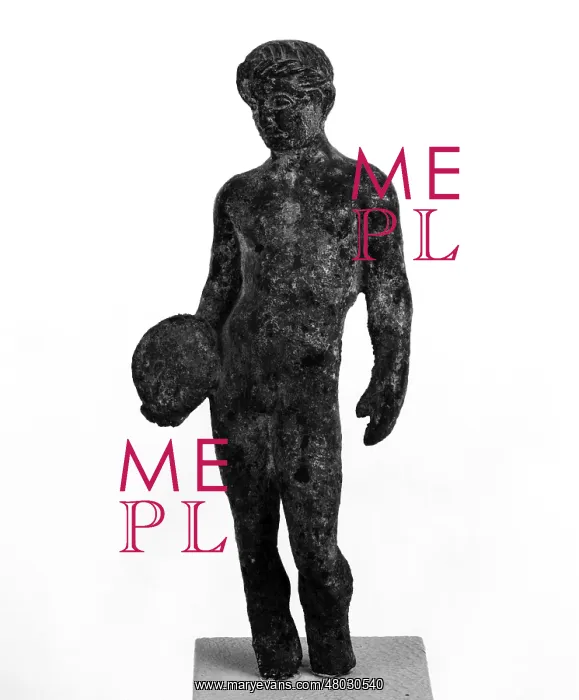 : Antique statue of Discobolus : Antique statue of Discobolus