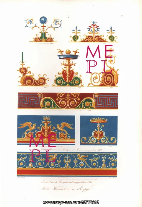 : Antique wall paintings from Pompeii : Antique wall paintings from Pompeii