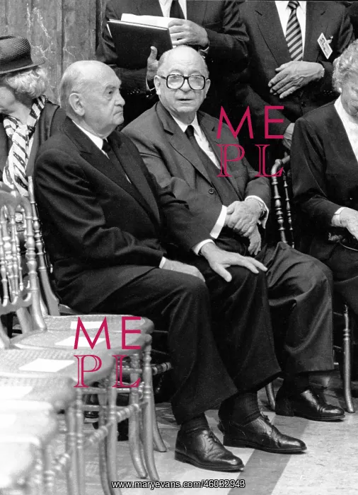: Anton Benya and Rudolf Sallinger : Anton Benya and Rudolf Sallinger