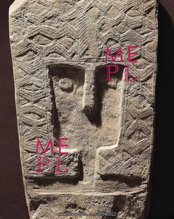 : Antropomorphic stela. Chalcolithic. Sculpture on : Antropomorphic stela. Chalcolithic. Sculpture on