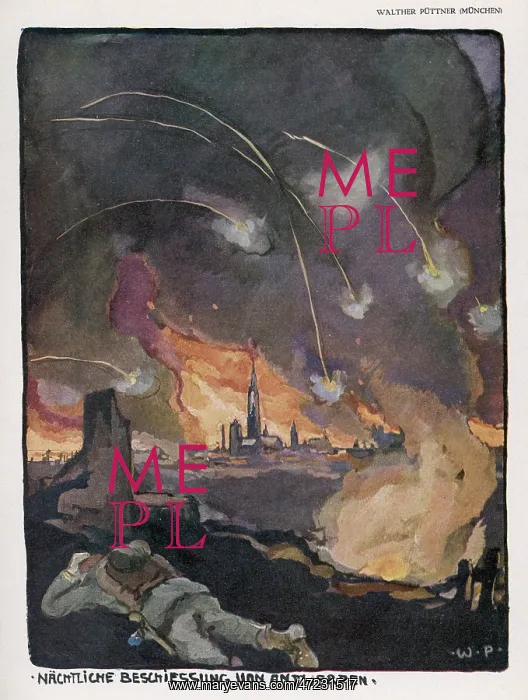  : Antwerp is bombarded by the Germans, WWI