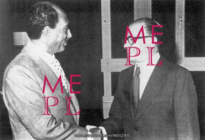 : Anwar Sadat meets Menachem Begin : Anwar Sadat meets Menachem Begin