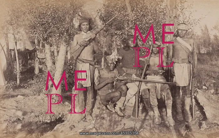 : Apache Scouts at Fort Apache, ca. 1884-87 : Apache Scouts at Fort Apache, ca. 1884-87