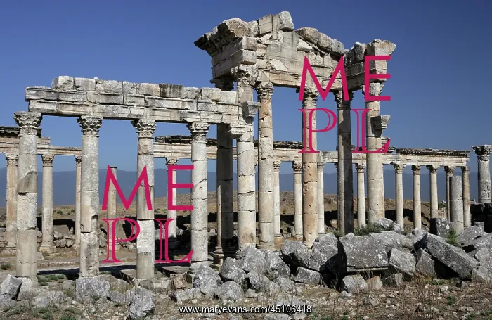 : Apamea (Afamia), erected by Trajan (AD 52 ? 117) who ordered its complete : Apamea (Afamia), erected by Trajan (AD 52 ? 117) who ordered its complete