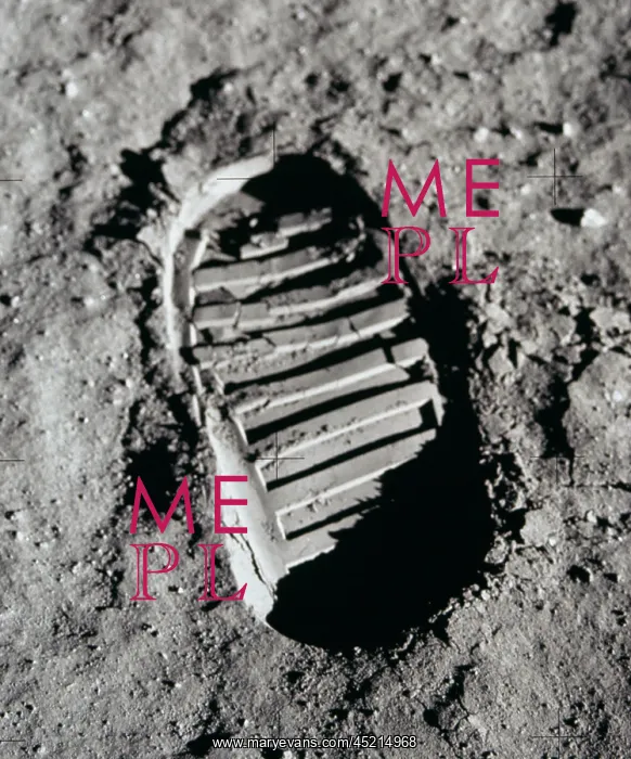 : Apollo 11 boot print on the Moon. July 20, ? : Apollo 11 boot print on the Moon. July 20, ?
