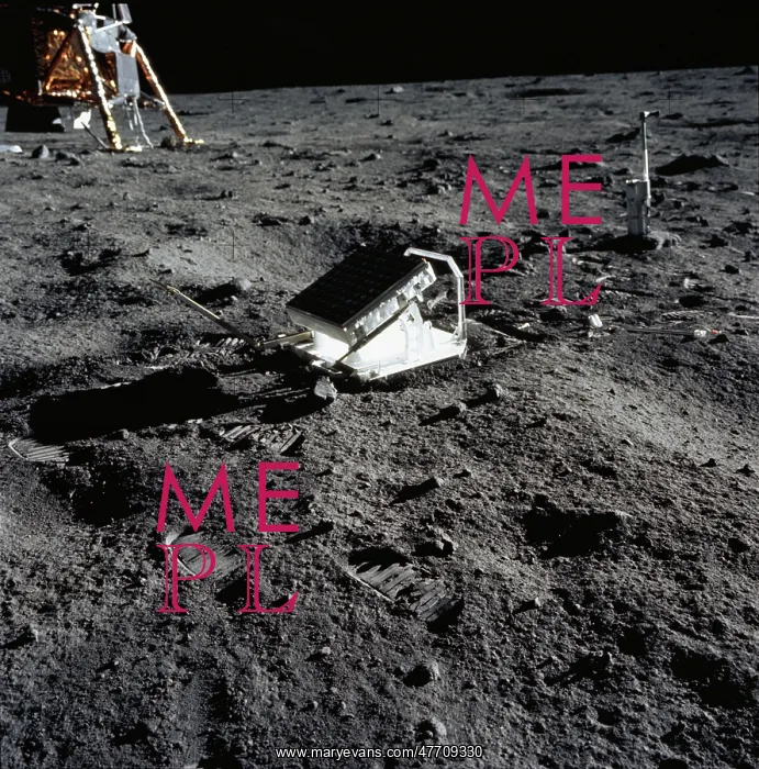 : Apollo 11, Deployed Laser Ranging Retroreflector, 1969 : Apollo 11, Deployed Laser Ranging Retroreflector, 1969