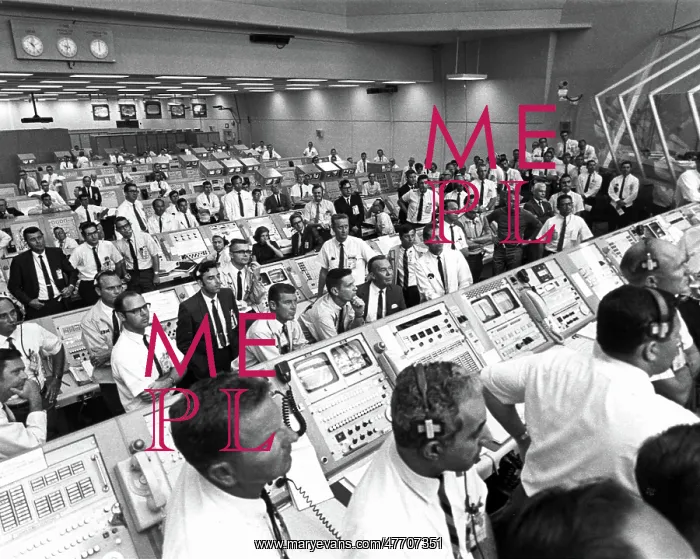 : Apollo 11, Launch Control Center, 1969 : Apollo 11, Launch Control Center, 1969