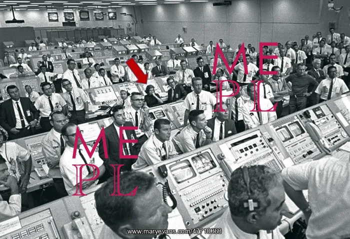 : Apollo 11, Launch Control Center, JoAnn Morgan, 1969 : Apollo 11, Launch Control Center, JoAnn Morgan, 1969