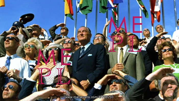 : Apollo 11 Launch, Lyndon B. Johnson and Spiro Agnew, 1969 : Apollo 11 Launch, Lyndon B. Johnson and Spiro Agnew, 1969