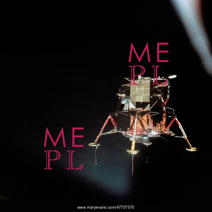 : Apollo 11 Lunar Module In Landing Configuration, 1969 : Apollo 11 Lunar Module In Landing Configuration, 1969