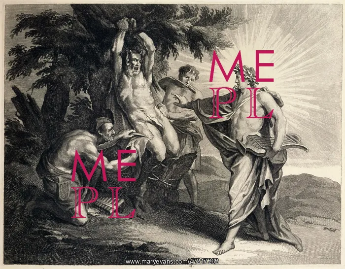 : Apollo Flays Marsyas : Apollo Flays Marsyas