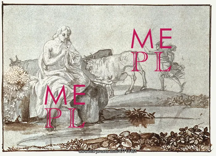 : Apollo and Mercury, by Claude Lorrain : Apollo and Mercury, by Claude Lorrain