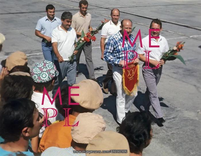 : Apollo-Soyuz Test Project participants at Baikonur : Apollo-Soyuz Test Project participants at Baikonur