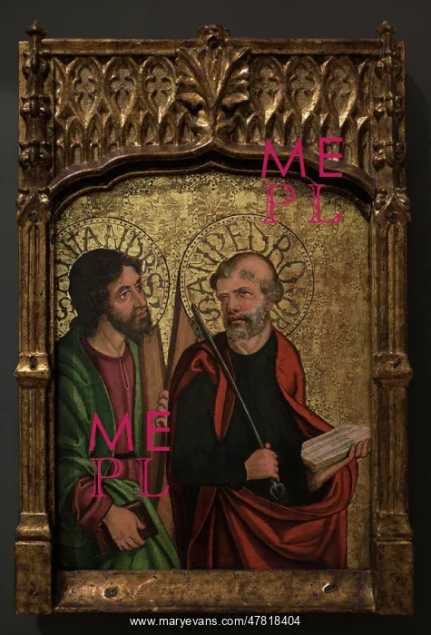 : Apostles Andrew and Peter attributed to Master of Ventosilla : Apostles Andrew and Peter attributed to Master of Ventosilla