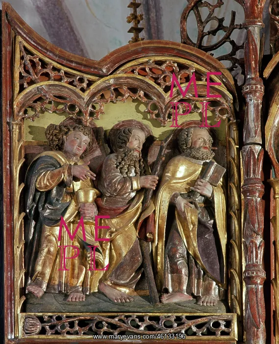 : Apostles John the Evangelist, Andrew and Peter : Apostles John the Evangelist, Andrew and Peter