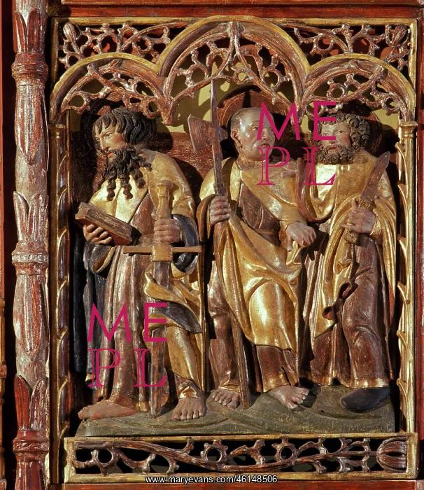 : Apostles Paulus, Matthew, Bartholomew : Apostles Paulus, Matthew, Bartholomew