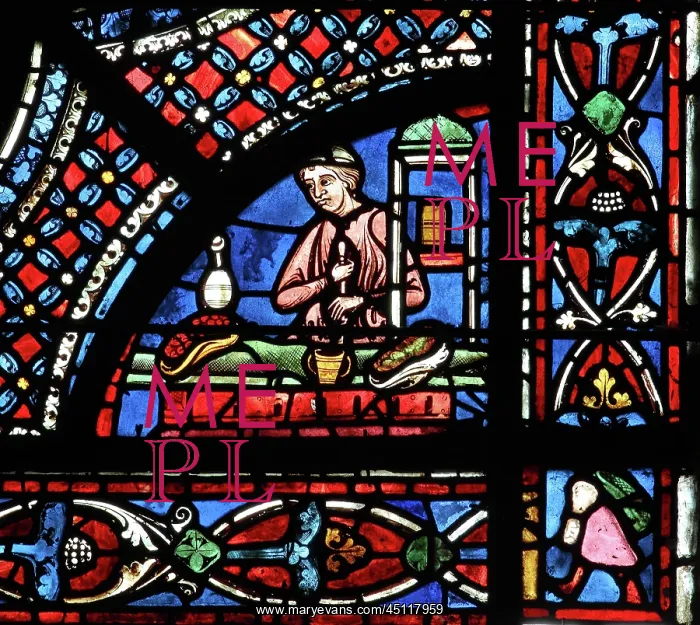 : Apothecaries donor window, Life of St Nicholas : Apothecaries donor window, Life of St Nicholas