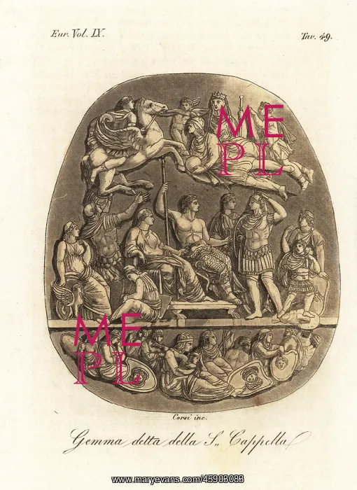: The apotheosis of Emperor Germanicus : The apotheosis of Emperor Germanicus