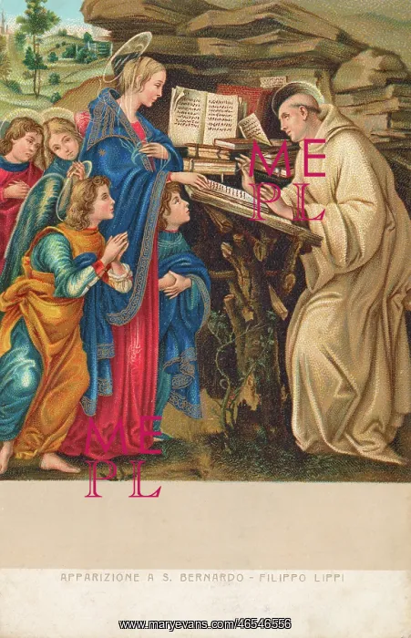 : Apparition of the Virgin to St. Bernard : Apparition of the Virgin to St. Bernard