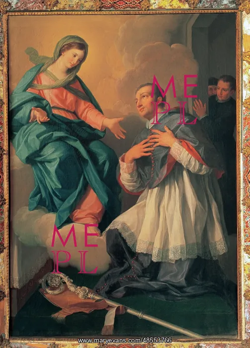 : Apparition of the Virgin to the venerable Palafox by Mariano : Apparition of the Virgin to the venerable Palafox by Mariano