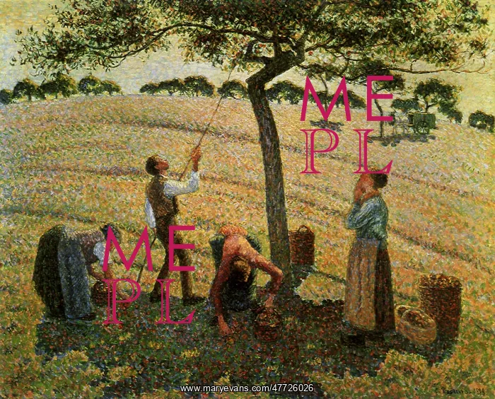  : Apple Picking, by Camille Pissarro