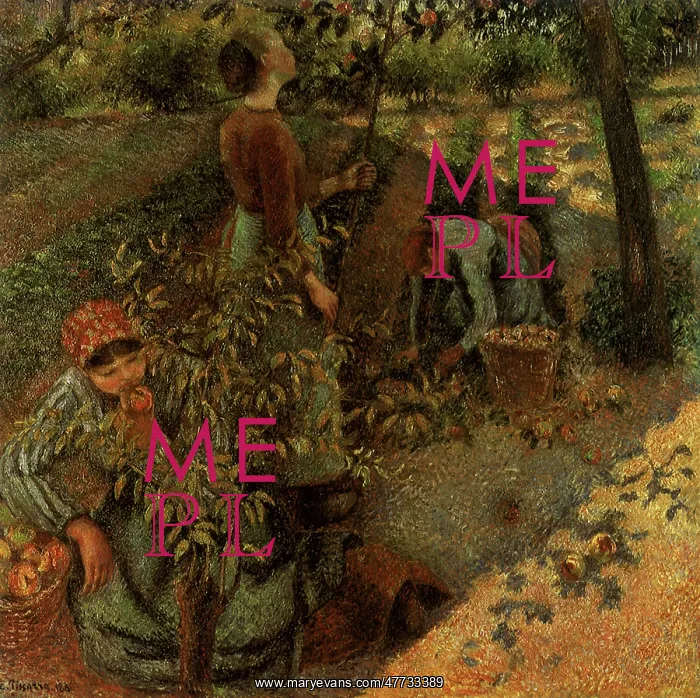  : Apple Picking, by Camille Pissarro