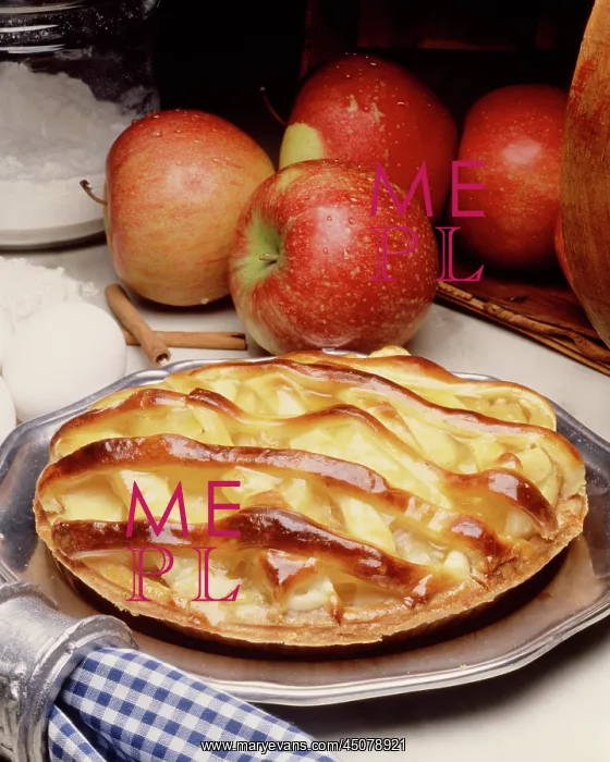 : Apple Pie with Browned Lattice Top : Apple Pie with Browned Lattice Top