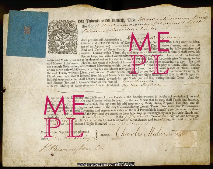 : APPRENTICE INDENTURE : APPRENTICE INDENTURE