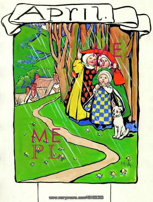 : April, by Minnie Asprey : April, by Minnie Asprey
