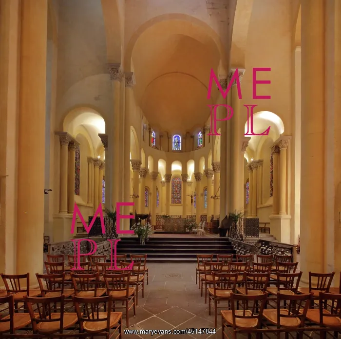  : Apse, Basilique Notre Dame du Port, Clermont-Ferrand, France