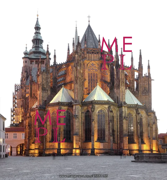 : Apse, choir and flying buttresses of St Vitus : Apse, choir and flying buttresses of St Vitus