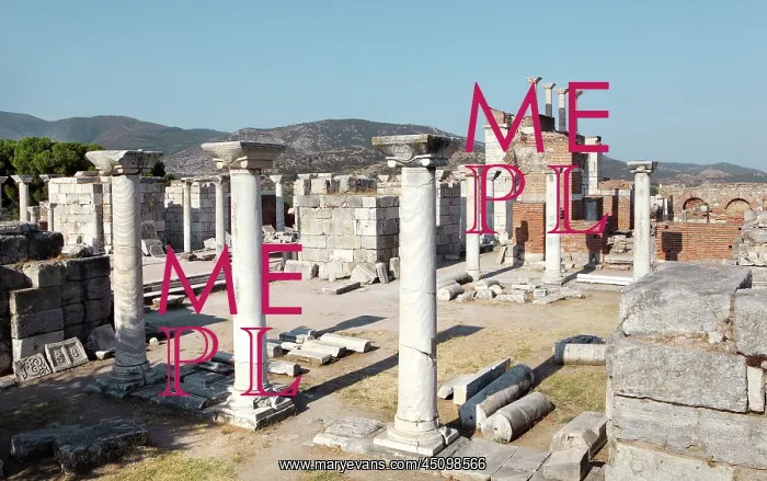 : Apse and transepts, Basilica of St John, Ephesus : Apse and transepts, Basilica of St John, Ephesus