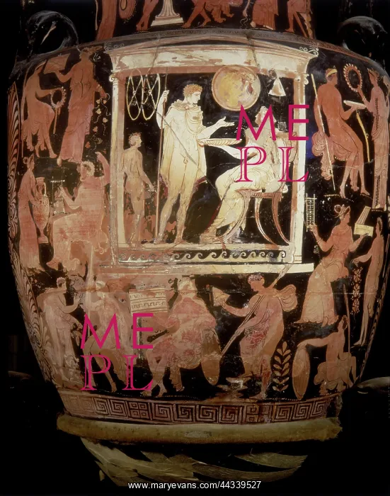 : Detail of the Apulian Amphora : Detail of the Apulian Amphora