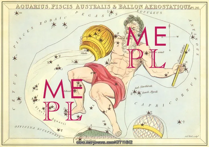 : Aquarius, the Water Bearer : Aquarius, the Water Bearer