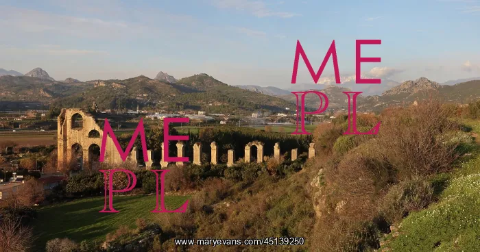 : Aqueduct, Aspendos, Turkey : Aqueduct, Aspendos, Turkey